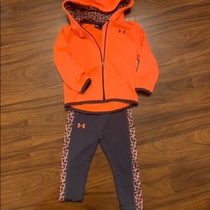 Under armor little girls outfit